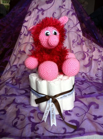 Luier taart met troll €15,00